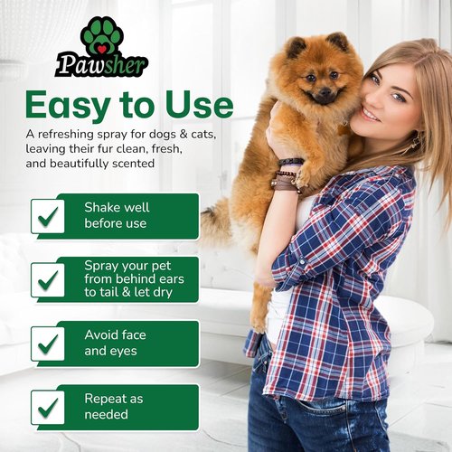 Lavender Dog Perfume Spray - Long-Lasting Cologne & Deodorizer for Dogs and Cats | Gentle Freshener - 8.45 oz