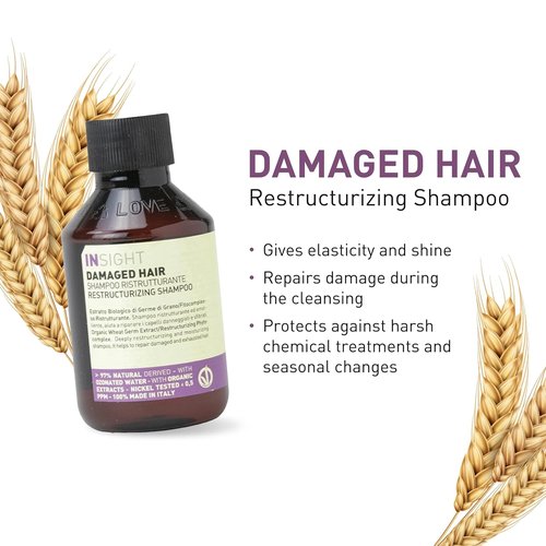 Insight Restructurising Shampoo - Nourishing Formula for Damaged Hair | 100 ml