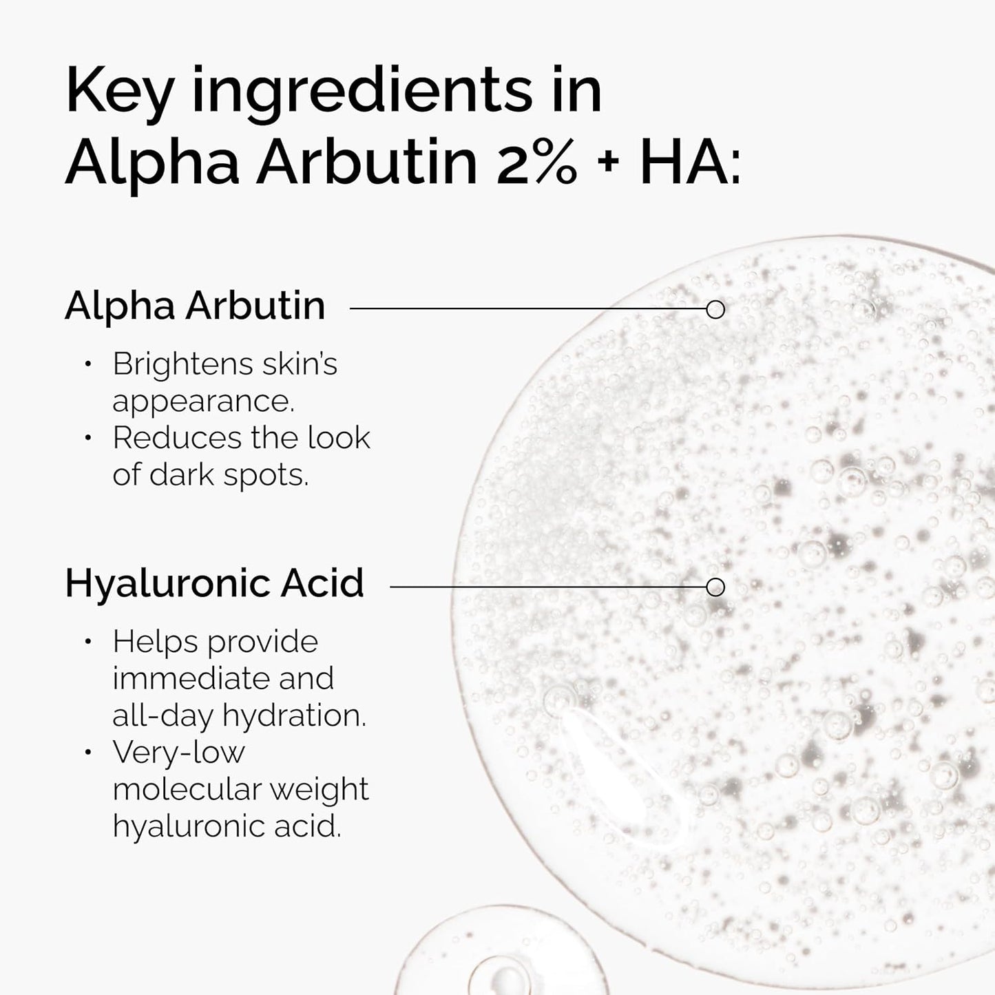 The Ordinary Alpha Arbutin 2% Serum - Brightens Skin & Targets Dark Spots | 1 Fl Oz