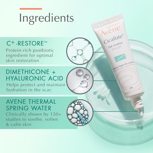 Avène Cicalfate+ Scar Gel - Improve & Soften Scars with C+-Restore & Hyaluronic Acid | 40ml
