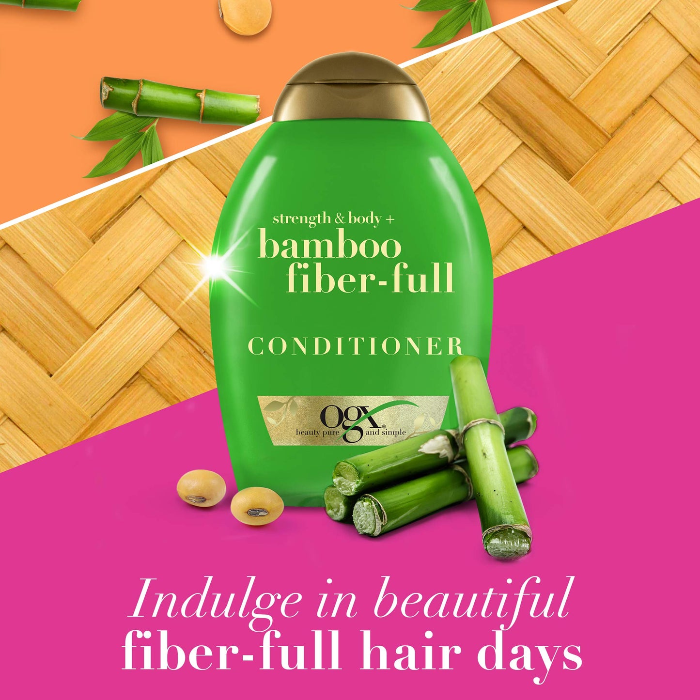 OGX Strength & Body + Bamboo Fiber-Full Conditioner 13oz