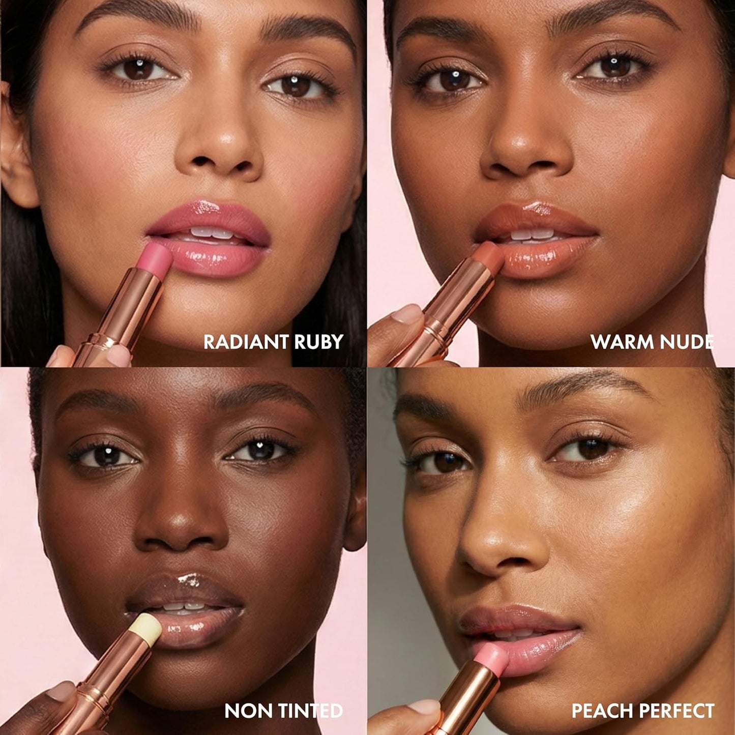 Skiennix Tinted Lip Balm - Hydrating Lip Tint with Cold-Pressed Oils & 10% Squalane - Natural Color for Soft, Moisturized Lips