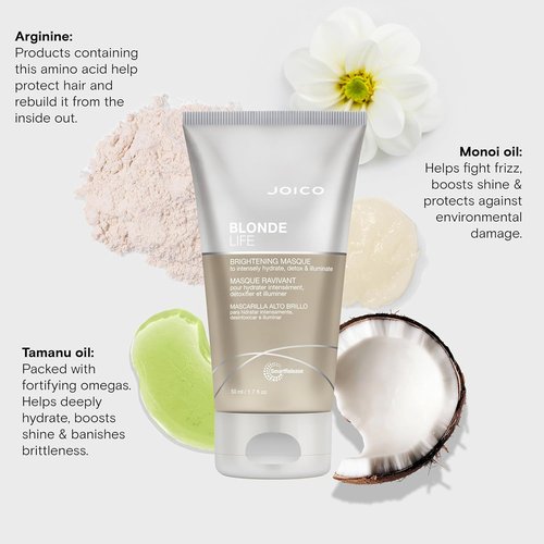 Joico Blonde Life Brightening Masque - Instant Hydration for Blonde Hair | Sulfate-Free Formula