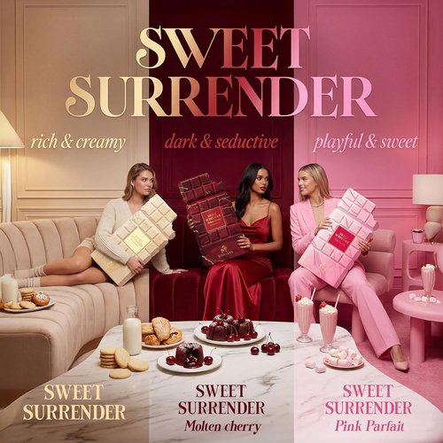 Mahajan Sweet Surrender Molten Cherry Eau de Parfum - Juicy Cherry Vanilla & Warm Coffee Luxury Fragrance (3.4 oz)