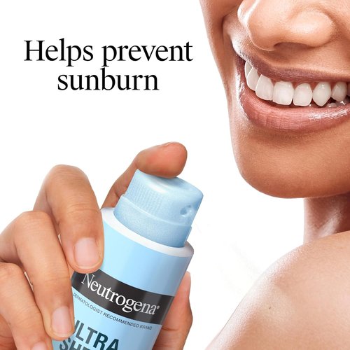 Neutrogena Ultra Sheer Sunscreen Spray - SPF 45 Body Mist for Lightweight, Non-Greasy Protection | 5 oz, Pack of 3