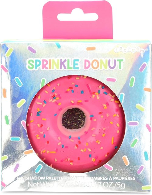 iscream Sprinkle Donut Shaped Glitter Eyeshadow Palette Collection