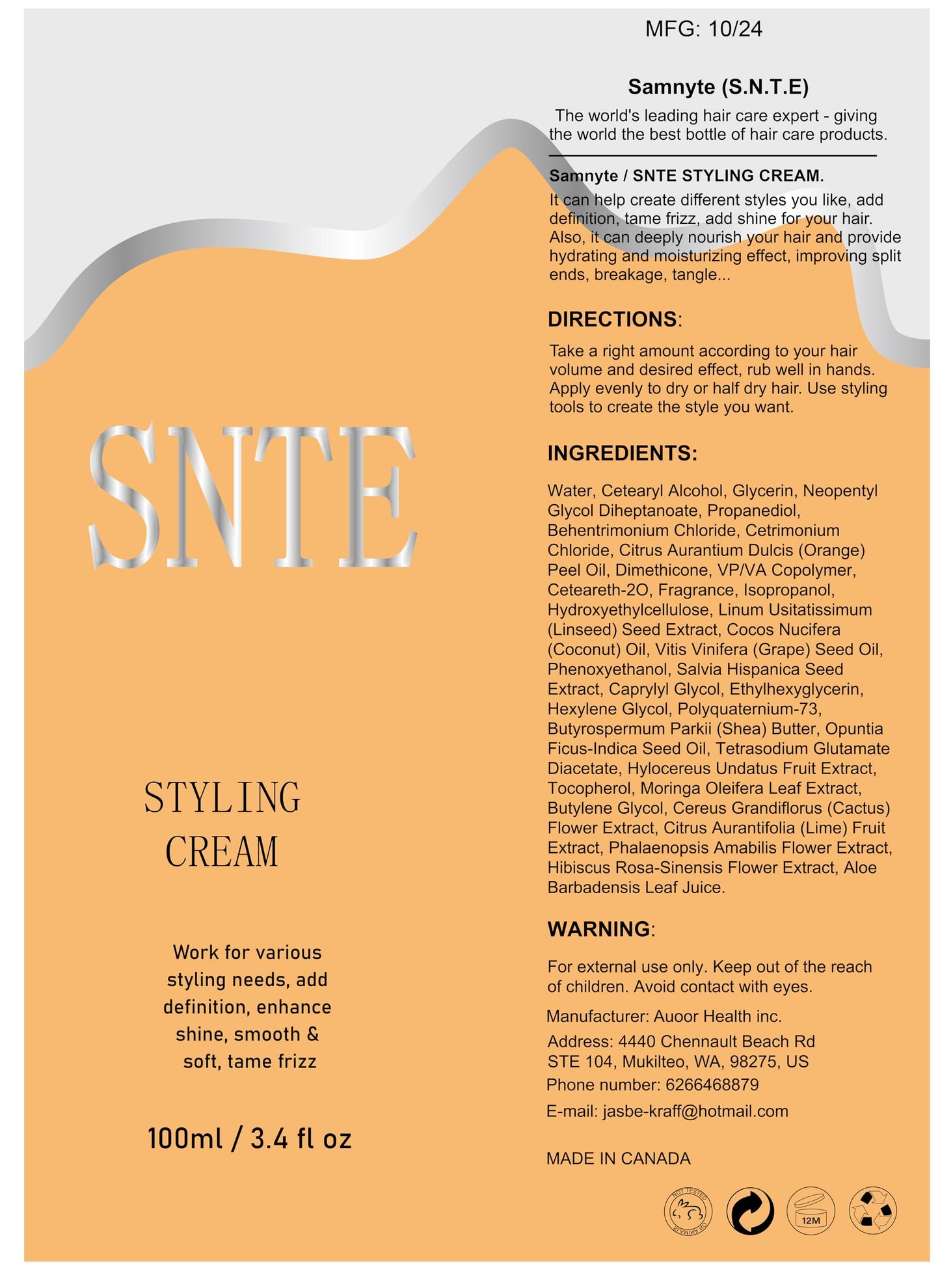 Slick Back Hair Brush & Styling Cream, Non-greasy Hair Smoothing Cream for Women, Kids Slick Back, Versatile Styling Products for Various Textures and Styles, Bun Maker for Flyaways