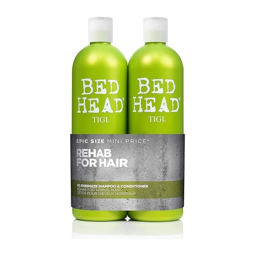 Bed Head by TIGI Re-Energize Daily Shampoo & Conditioner - 25.36 Fl Oz | 2 Count Set