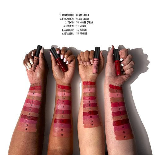 NYX PROFESSIONAL MAKEUP Soft Matte Lip Cream - Lightweight Liquid Lipstick in Milan (Dark Pink-Brown)