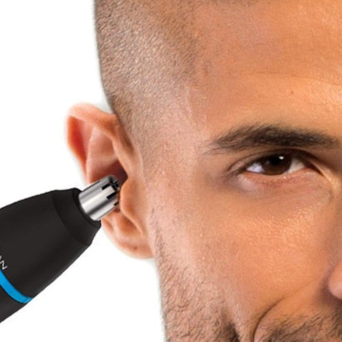 Remington Nose, Ear & Detail Trimmer - CleanBoost Technology for Effortless Grooming | Blue