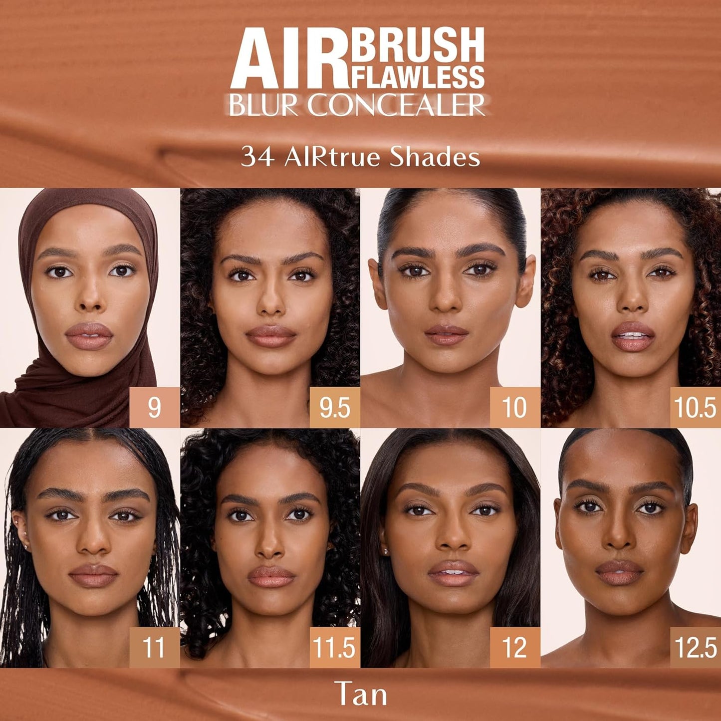 Charlotte Tilbury AIRbrush Flawless Blur Concealer - Longwear, Hydrating & Crease-Proof Formula for Dark Circles & Blemishes