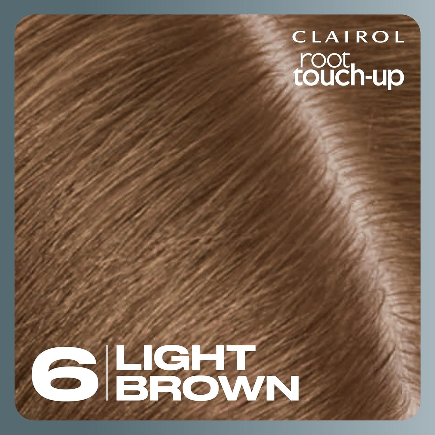 Clairol Root Touch-Up Permanent Hair Dye - 6 Light Brown Color | Pack of 2 for Effortless Coverage