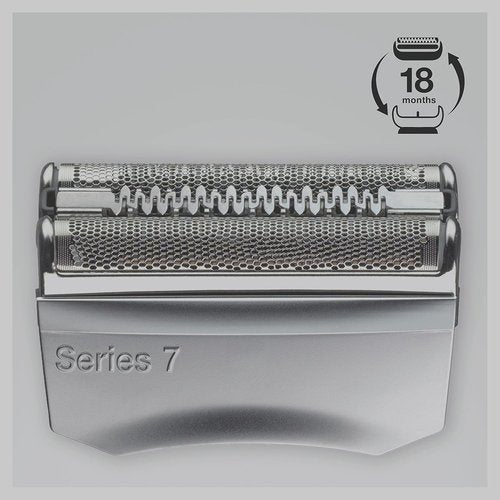 Braun Series 7 70S Electric Shaver Head Replacement Cassette - Clean & Renew Refill Cartridges, Blue, 3 Count