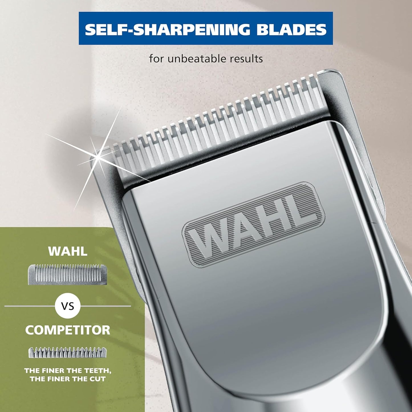 Wahl Groomsman Beard Trimmer Kit - Rechargeable Grooming Tool for Mustaches & Nose Hair | Model 5622v