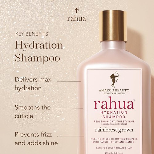 Rahua Hydration Shampoo - Vegan Moisturizing Formula for Dry, Damaged Hair | Tropical Passion Fruit & Mango Scent