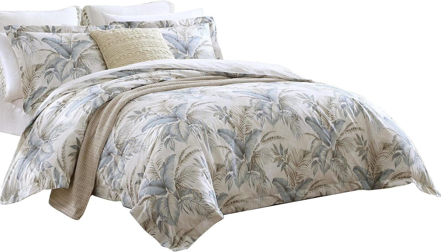 Tommy Bahama - King Comforter Set | Soft Woven Bedding with Matching Pillowcases - 3 Piece Set in Bakers Bluff Blue