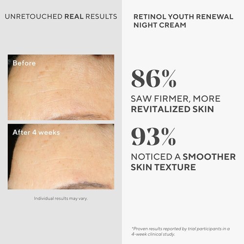 Murad Retinol Youth Renewal Night Cream - Anti-Aging Moisturizer with Tri-Active Retinol & Niacinamide - 1.7 Fl Oz