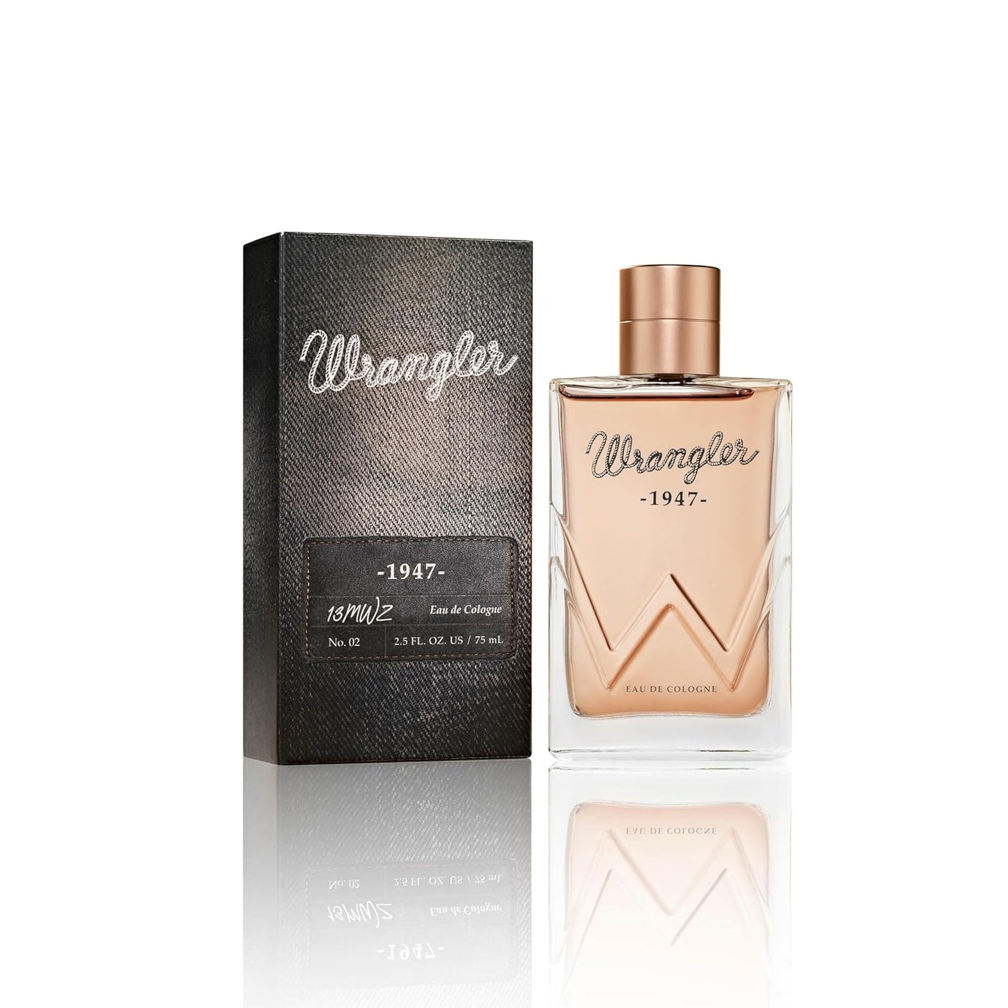Wrangler 1947 Cologne for Men - Fresh Cedarwood & Amber Fragrance | 2.5oz Masculine Aroma