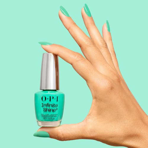 OPI Infinite Shine Nail Polish - Opaque Soft Icy Seafoam Teal Crème | Long-Lasting Summer 2026 Color
