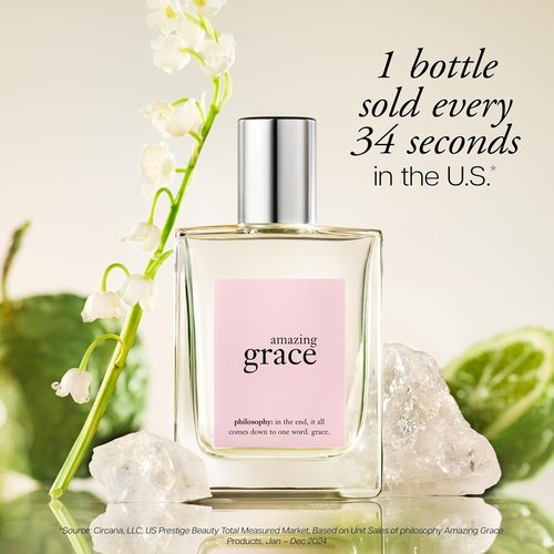 Philosophy Amazing Grace Perfume - Clean & Floral Women's Fragrance - Notes of Bergamot, Muguet & Musk