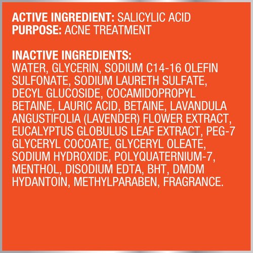 Biore Blemish Fighting Ice Cleanser Face Wash with Salicylic Acid, Clears and Helps Prevent Acne Breakouts, Cools & Refreshes Skin, Oil Free, 6.77 Oz