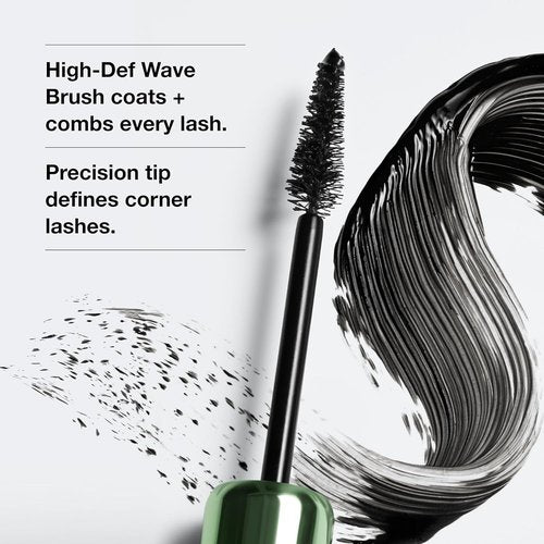 Clinique High Impact High-Fi Full Volume Mascara | Volume, Length, Non-Clumping, Smudge-Proof + Safe For Sensitive Eyes, Black/Brown