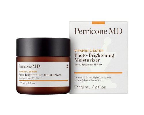Perricone MD Photo-Brightening Moisturizer - Anti-Aging SPF 30 Cream with Vitamin C Ester | Oil-Free, Lightweight 2 fl oz