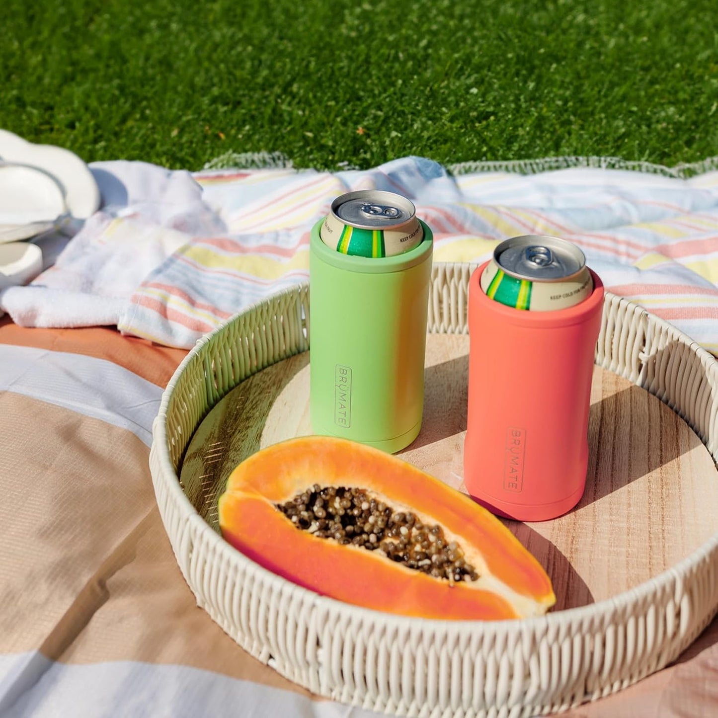 BrüMate Hopsulator Trio - 3-in-1 Insulated Can Cooler & Tumbler | 100% Leak Proof for Beer, Soda, Energy Drinks