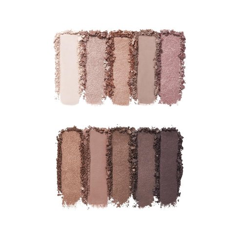 e.l.f. Perfect 10 Eyeshadow Palette - Ten Ultra-Pigmented Shimmer & Matte Shades | Vegan Nude Rose Gold