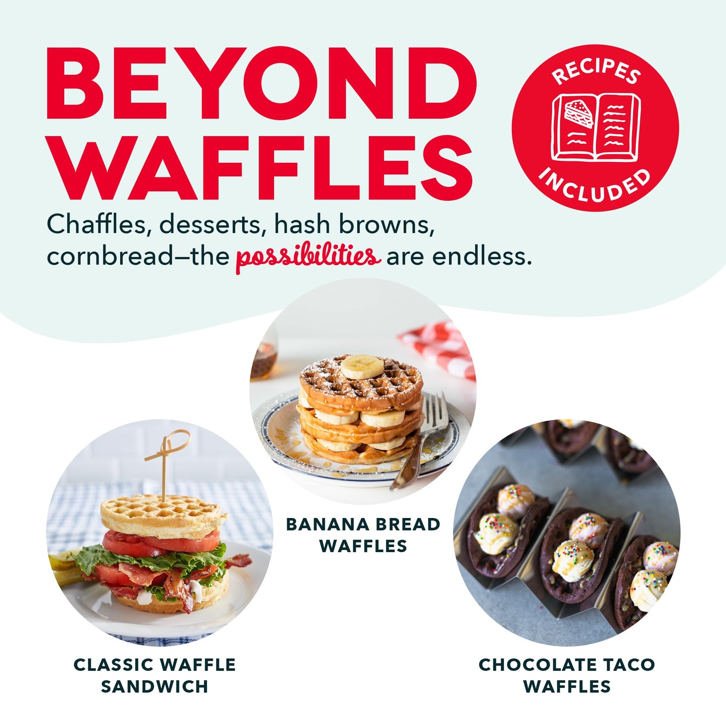 Dash Mini Waffle Maker- Compact Electric Iron for Creative Homemade Treats - Nonstick Surface - Easy-to-Clean - Perfect for Kids & Families - Aqua