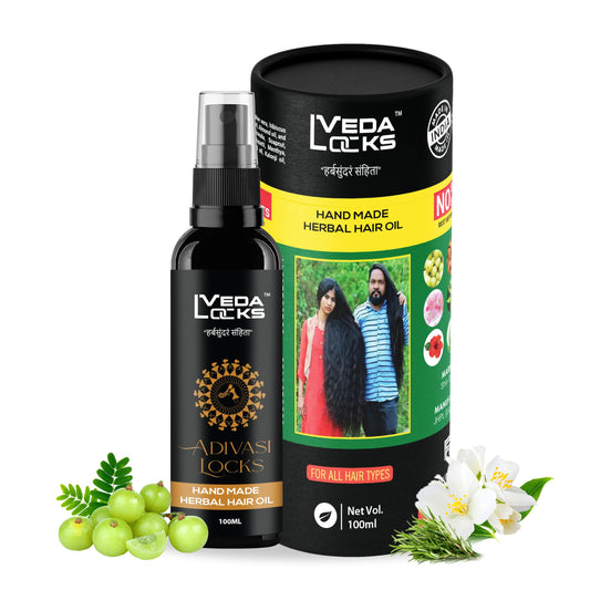 VEDIK REVIVAL Adivashi Revival Hair Oil ||adivashi neelambari hair oil - Ayurvedic Blend for Hair Growth, Volume & Shine - Natural and Paraben-Free - 3.38 fl oz /100 ml