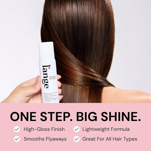 L’ange Top Coat Shine Spray - High-Gloss Finish & Flyaway Control | Lightweight Hydrating Formula