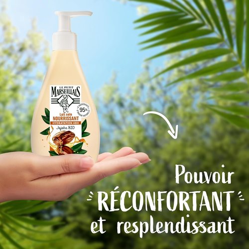 Le Petit Marseillais Jojoba Oil Body Lotion - 48H Moisturizing & Soothing | 2 x 250ml