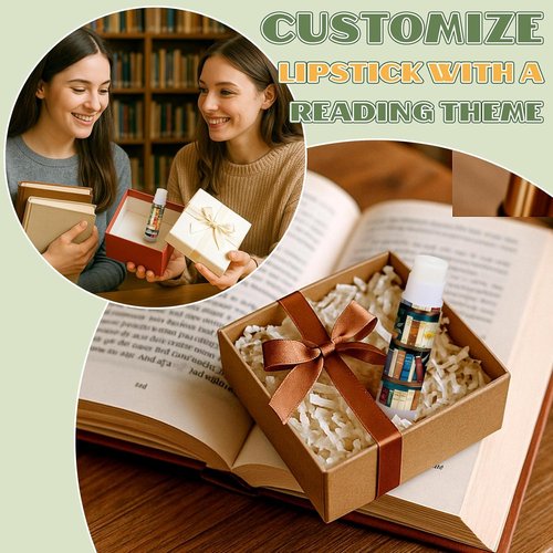 Leelosp Bookish Lip Balms - 25 Pack Gifts for Book Lovers, Librarians & Readers | Perfect for Parties