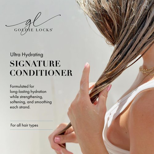 Goldie Locks Ultra Hydrating Signature Conditioner | Restores Hydration, Mends Split Ends, & Protects Dryness | Reduces Frizz | Extension & Hair Color Safe