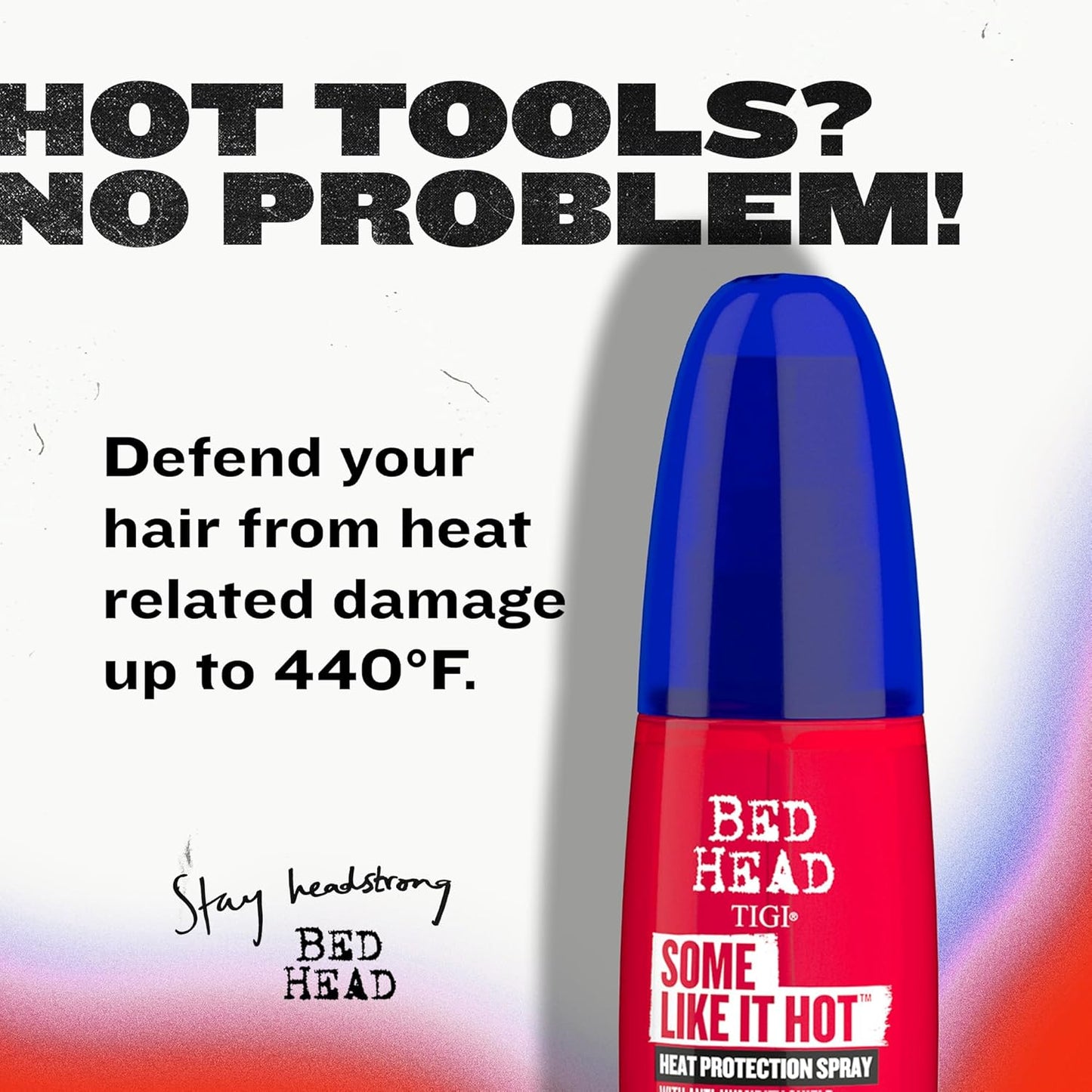 TIGI Bed Head Some Like It Hot Heat Styling Spray - Anti-Humidity Shield, Frizz Control | 3.38 fl oz