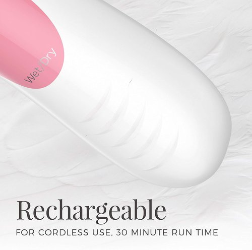 Remington WDF4821US Electric Shaver - Smooth & Silky 3-Blade Cordless Foil Shaver & Bikini Trimmer | Pink