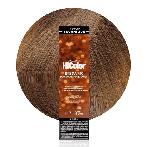 L'Oréal Technique HiColor Permanent Hair Color - Rich, Smooth Creme Formula for Dark Hair Lifting, No Brassiness