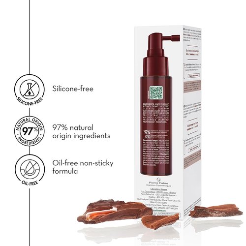 Klorane Intense Strengthening Serum with Quinine - Natural Hair Thinning Solution for Thicker, Stronger Hair - 3.3 fl. oz.
