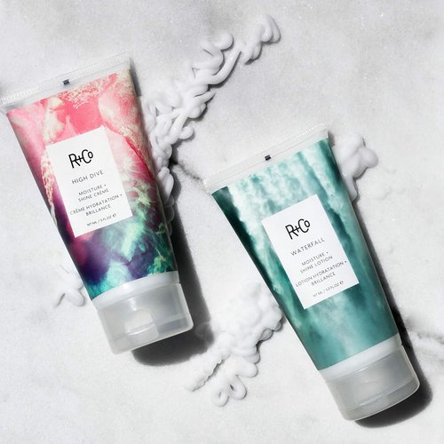 R+Co WATERFALL Moisture + Shine Lotion - Lightweight Hydration & Frizz Control for All Hair Types