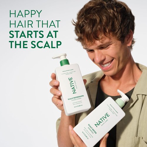 Native Scalp Detox Shampoo & Conditioner - Eucalyptus & Mint, Sulfate-Free | All Hair Types, 2-Pack