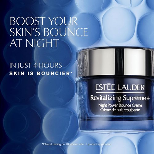 Estée Lauder Revitalizing Supreme+ Night Power Bounce Cream - Peptide Face Moisturizer for Firm, Lifted Skin