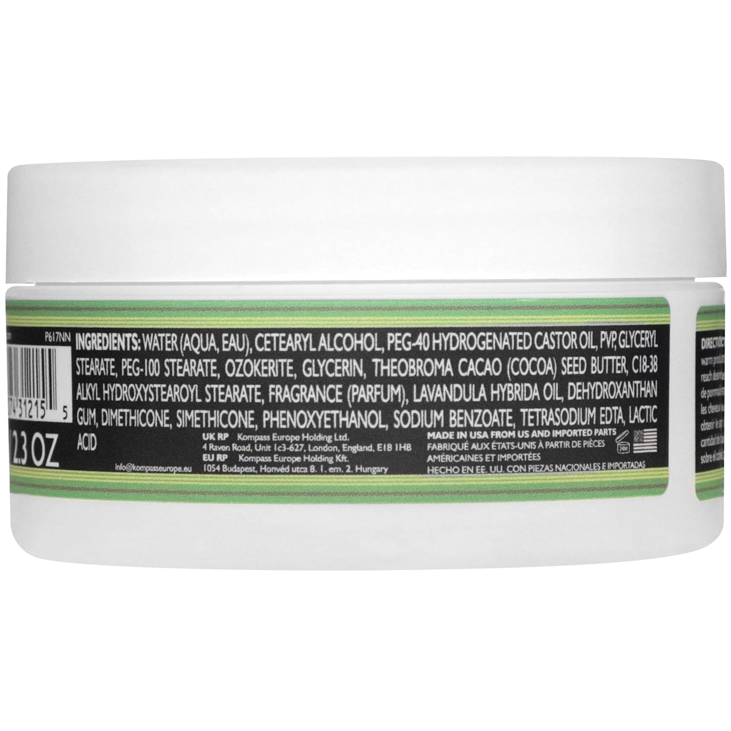 Suavecito Pomade - Matte Hair Paste for Natural Texture - Medium Hold, 2.3 oz, 1 Pack