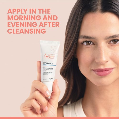Avène Hydrance Light Hydrating Emulsion - Daily Non-Comedogenic Face Moisturizer, 1.3 Oz