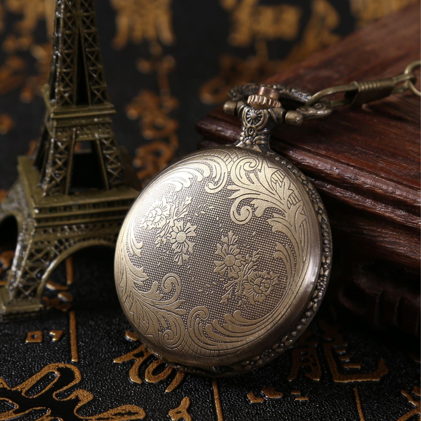 TOWDREU Scrying Mirror, Natural Black Obsidian Mirror Witch Witchcraft for Divination, Meditation, Witchy Gifts, Bronze