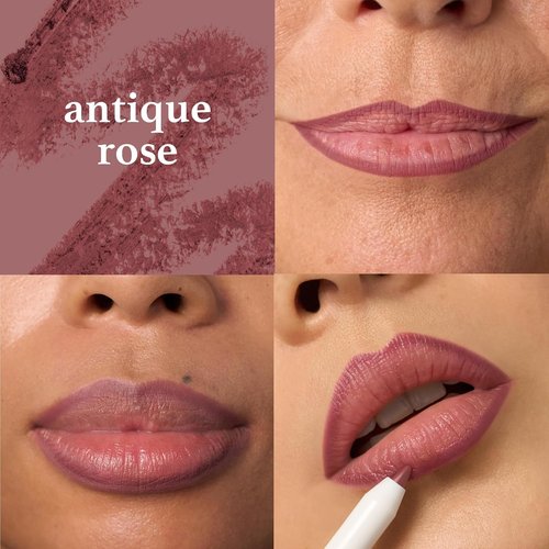 Julep Retractable Creamy Lip Liner - Long-Lasting Antique Rose Shade for Perfect Definition