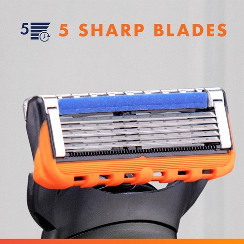 Gillette Fusion5 Power Razor Blade Refills - 8 Count with Precision Trimmer for Men
