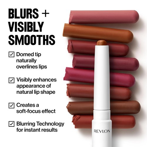 REVLON PhotoReady Blur Liner - Soft Matte Lip Makeup for Fuller-Looking Lips | 001 Dewy, 0.05 oz