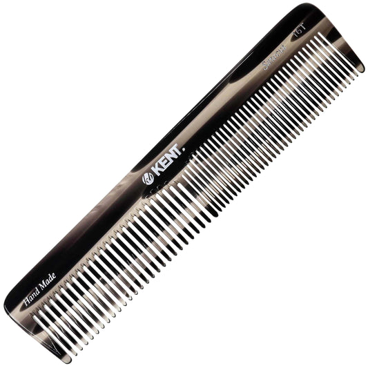 Kent 16TG Fine Tooth Comb and Wide Tooth Comb for Hair, Kent Beard Comb and Mustache Comb for Hair Styling, Travel Comb Grooming for Men and Women