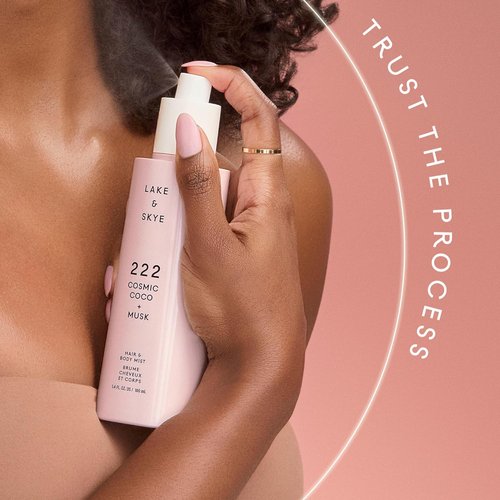 Lake & Skye 222 Cosmic Coco + Musk Hair & Body Mist - Hydrating & Softening 3.4 Fl Oz (100 mL)